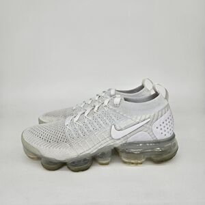 Nike Air Vapormax Flyknit 2 'Pure Platinum' White Women's Shoes Size 5
